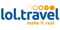 Lol.Travel logo - Offerta 50 percento